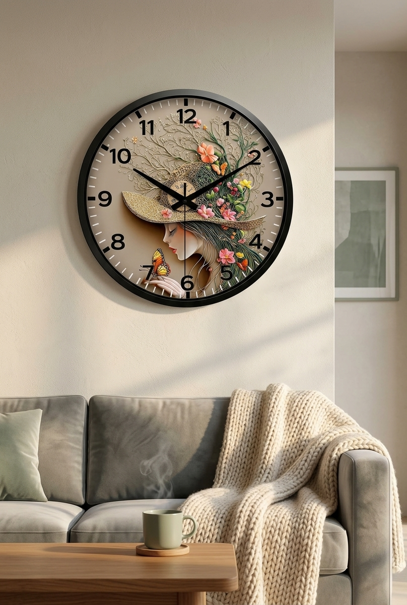 Artisan’s Serenity Portrait Clock